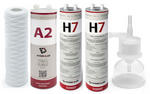 Zestaw filtrów do demineralizatora Hydrolab HLP 5s/HLP 5sp – prefiltr, moduł A2, filtry H7, kapsuła sterylizacyjna