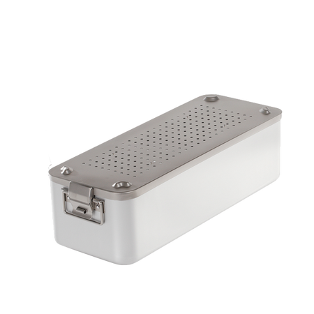 Kontener do sterylizacji narzędzi 28G MELAG 32x16x12 cm z 100 filtrami, zgodny z EN 868-8, kod ME01285