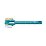 Szczotka do czyszczenia narzędzi Key SURGICAL D-2100B, podwójna końcówka: nylon i mosiądz, 18 cm