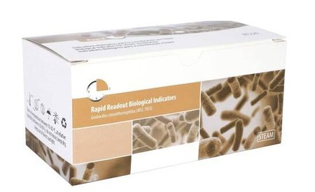 Testy biologiczne do sterylizacji parowej STEAM BIONOVA RAPID S 3h 50 szt. TERRAGENE BT220 – szybki test autoklawu