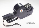 Metkownica alfanumeryczna 3-rzędowa BLITZ T111/A1 do etykiet 28x29 mm – profesjonalna do sterylizacji, cyfry i litery