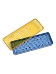 Pojemnik do sterylizacji narzędzi Ultem® 19x7x2 cm, jednopoziomowy z matą silikonową FST