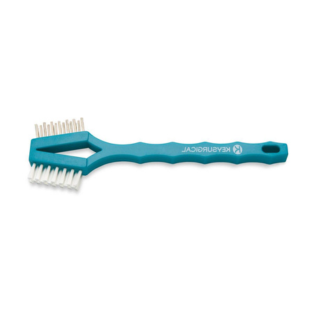 Szczotka do czyszczenia narzędzi medycznych, podwójnie zakończona, nylon i stal nierdzewna, Key SURGICAL D-2100SN