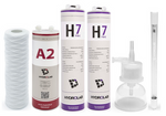 Zestaw filtrów do demineralizatora Hydrolab HLP 5UV – prefiltr, filtr węglowy, jonowymienny, UV, kapsuła