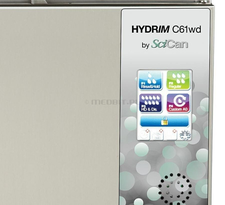 Naklejka na drzwi i panel wyświetlacza do myjni-dezynfektora HYDRIM C61wd G4 SciCan, oryginalna część 01-113315S