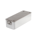 Kontener do sterylizacji narzędzi 28G MELAG 32x16x12 cm z 100 filtrami, zgodny z EN 868-8, kod ME01285