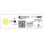 Wskaźnik chemiczny klasy 5 do sterylizacji parą wodną STEAM IT26-1YS, 121-134°C, 200 szt., TERRAGENE