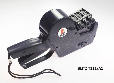 Metkownica alfanumeryczna 3-rzędowa BLITZ T111/A1 do etykiet 28x29 mm – profesjonalna do sterylizacji, cyfry i litery