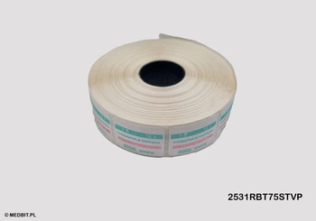 PLAZMA Etykiety 3-rzędowe do metkownicy MELAdoc, GK, Medical, 22x29 mm, 750 szt., wskaźnik plazmowy, PRINTEX MEDICAL