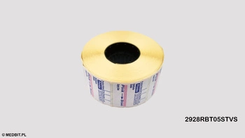 Etykiety STEAM 3-rzędowe do metkownicy Printex V30, Blitz – 26x26 mm, wskaźnik sterylizacji, 500 szt. PRINTEX MEDICAL