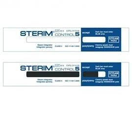 STEAM Klasa 5 Test Emulacyjny CONTROL 5 do Sterylizacji Parowej, 250 szt., STERIM