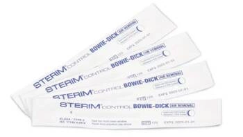 Testy chemiczne Bowie&Dick Control do autoklawów parowych, 100 szt., STERIM, zgodność ISO 11140-1 Typ 2